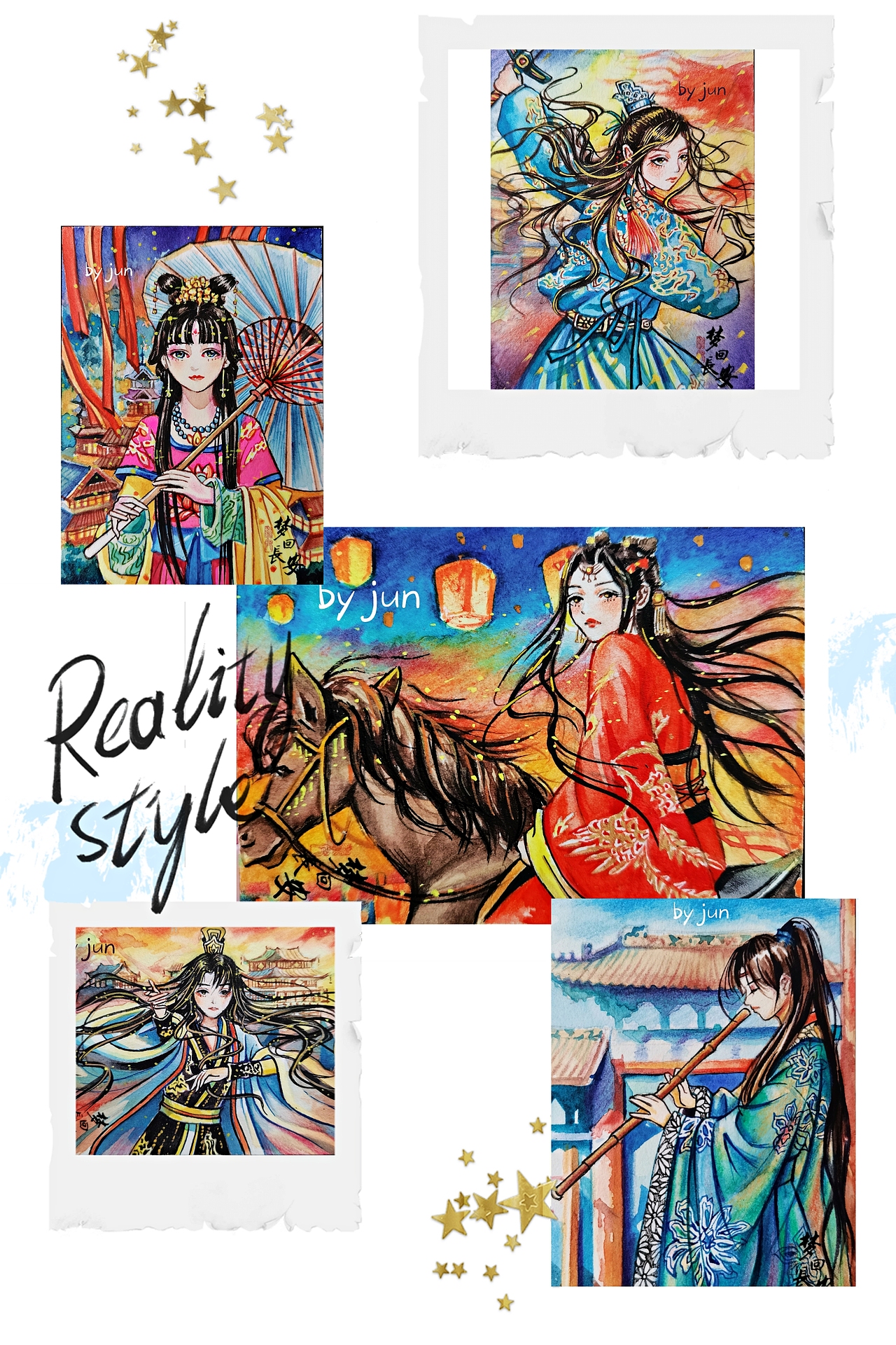 《梦回长安《戏曲《妖神记《酆都故事》系列插画⚈₃⚈ 🎊