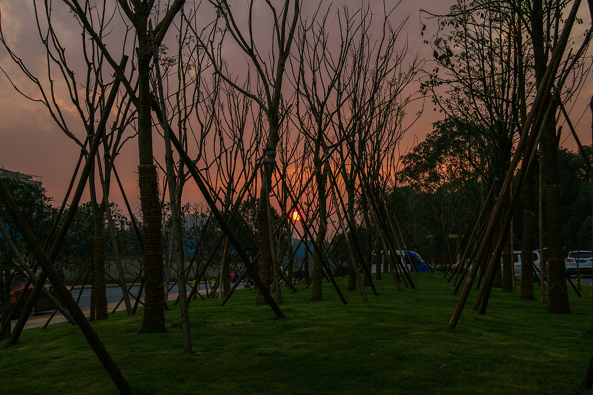 一支烟的功夫，太阳就落山了（图ZNjIwNDIwMzY=） - 风光摄影 - 站酷设计师阳先森原创素材 - 站酷ZCOOL