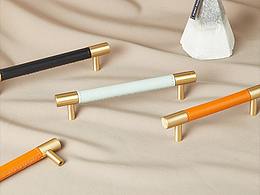 屿铜原创 I 小羊皮北欧现代纯铜抽屉柜门拉手