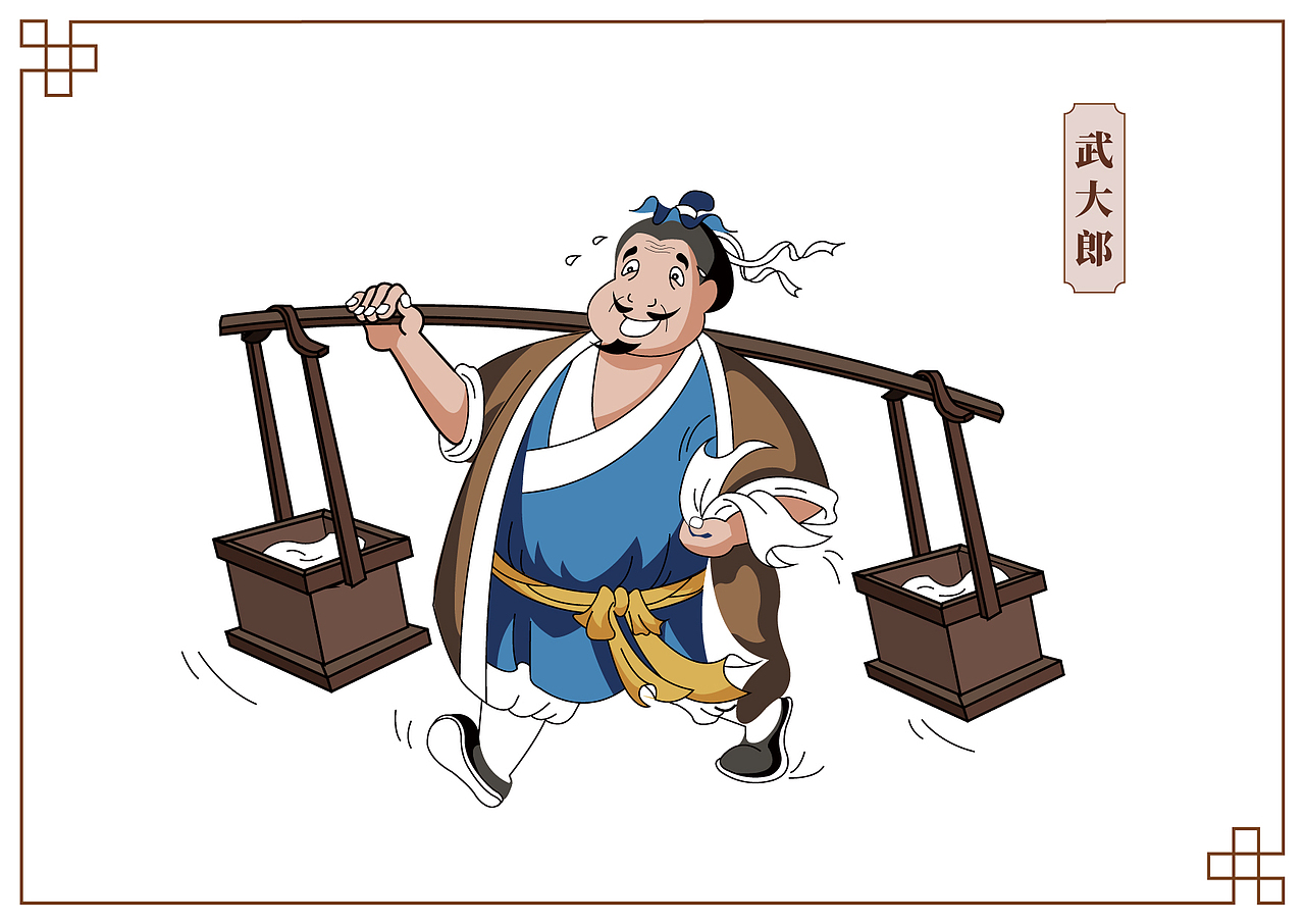 卡通形象设计《水浒传》