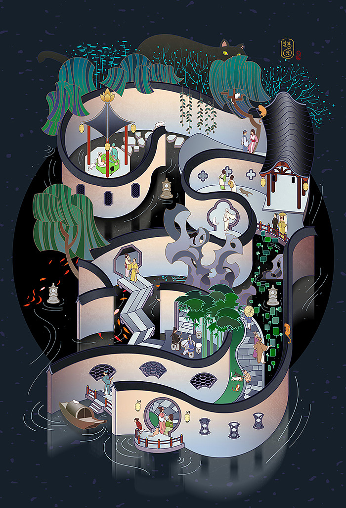 人间四季之二（图ZMjQyNjQ0MDUy） - 艺术插画 - 站酷设计师breathing2004原创素材 - 站酷ZCOOL