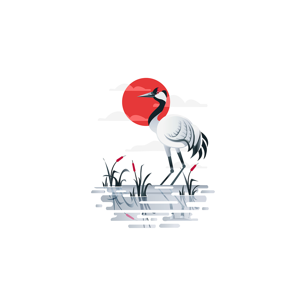 鹤（图ZNzU5ODM5Mjg=） - 创作习作 - 站酷设计师yxj124014原创素材 - 站酷ZCOOL
