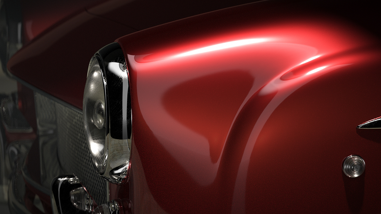 #材质练习# 近景与中景雕像氛围 古典美式肌肉车（图ZMjAxNjMzOTgw） - 动画/影视 - 站酷设计师L_君原创素材 - 站酷ZCOOL