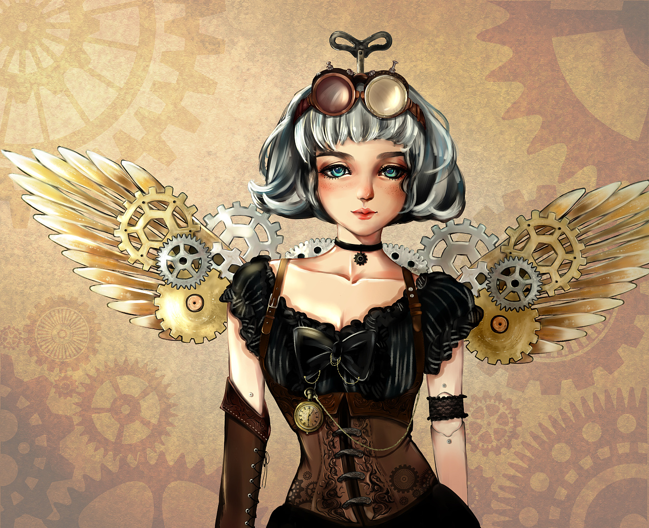 蒸汽朋克机械天使