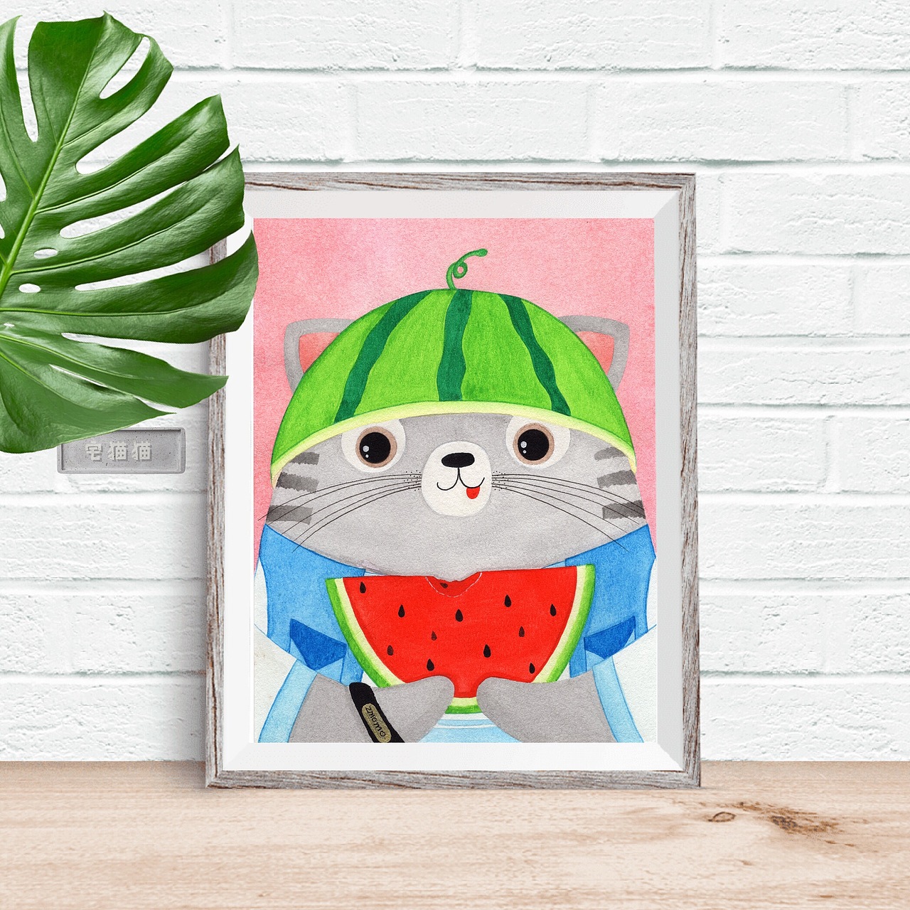 抱一抱小萌猫/吃瓜系列（图ZMTI4ODAxOTI4） - 艺术插画 - 站酷设计师Zmomo宅猫猫原创素材 - 站酷ZCOOL