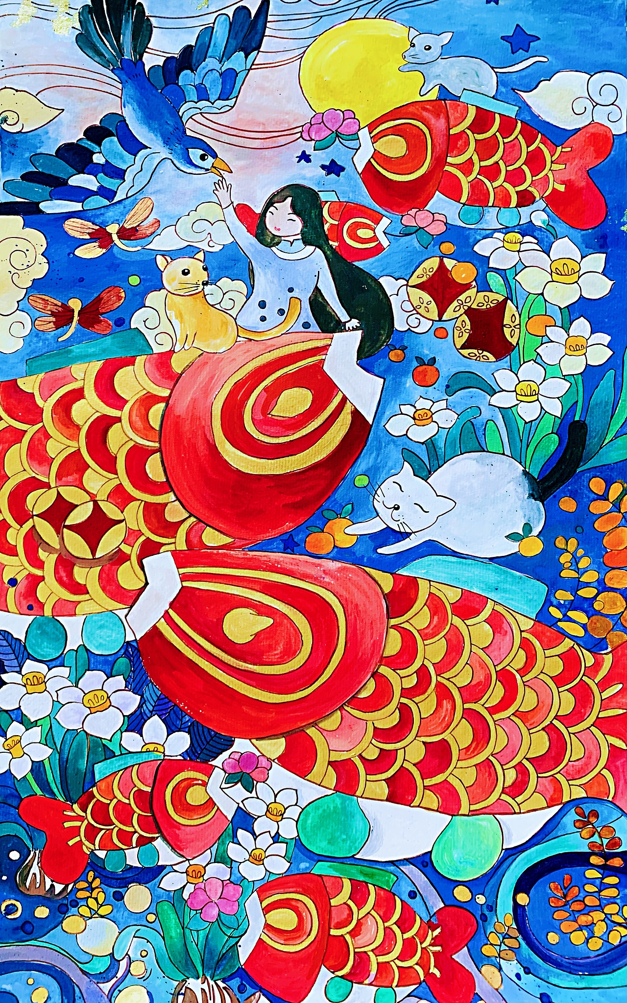 新会鱼灯_插画师陈紫筠-站酷zcool