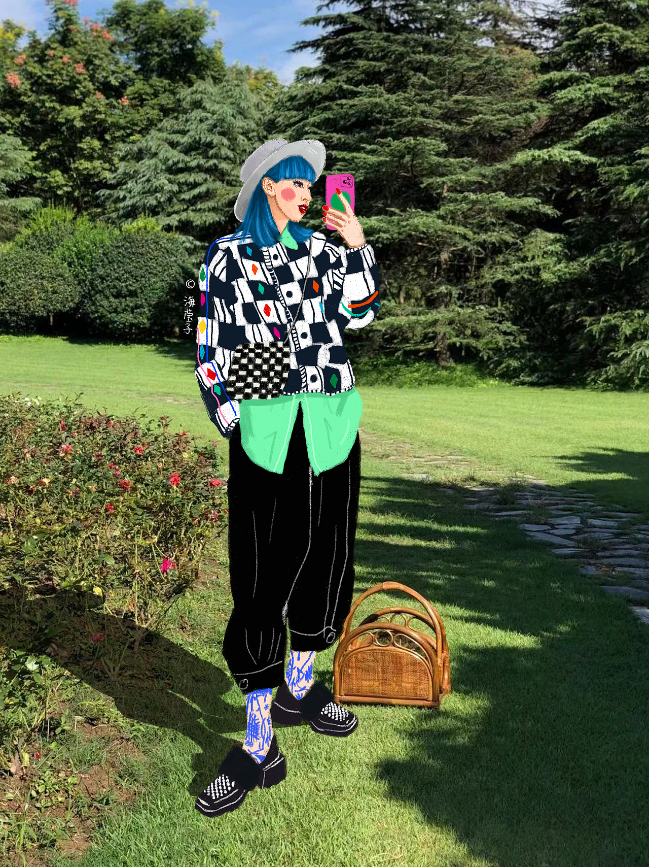 日常时尚穿搭（图ZMjQ3NTA0MTA4） - 创作习作 - 站酷设计师海莹子原创素材 - 站酷ZCOOL