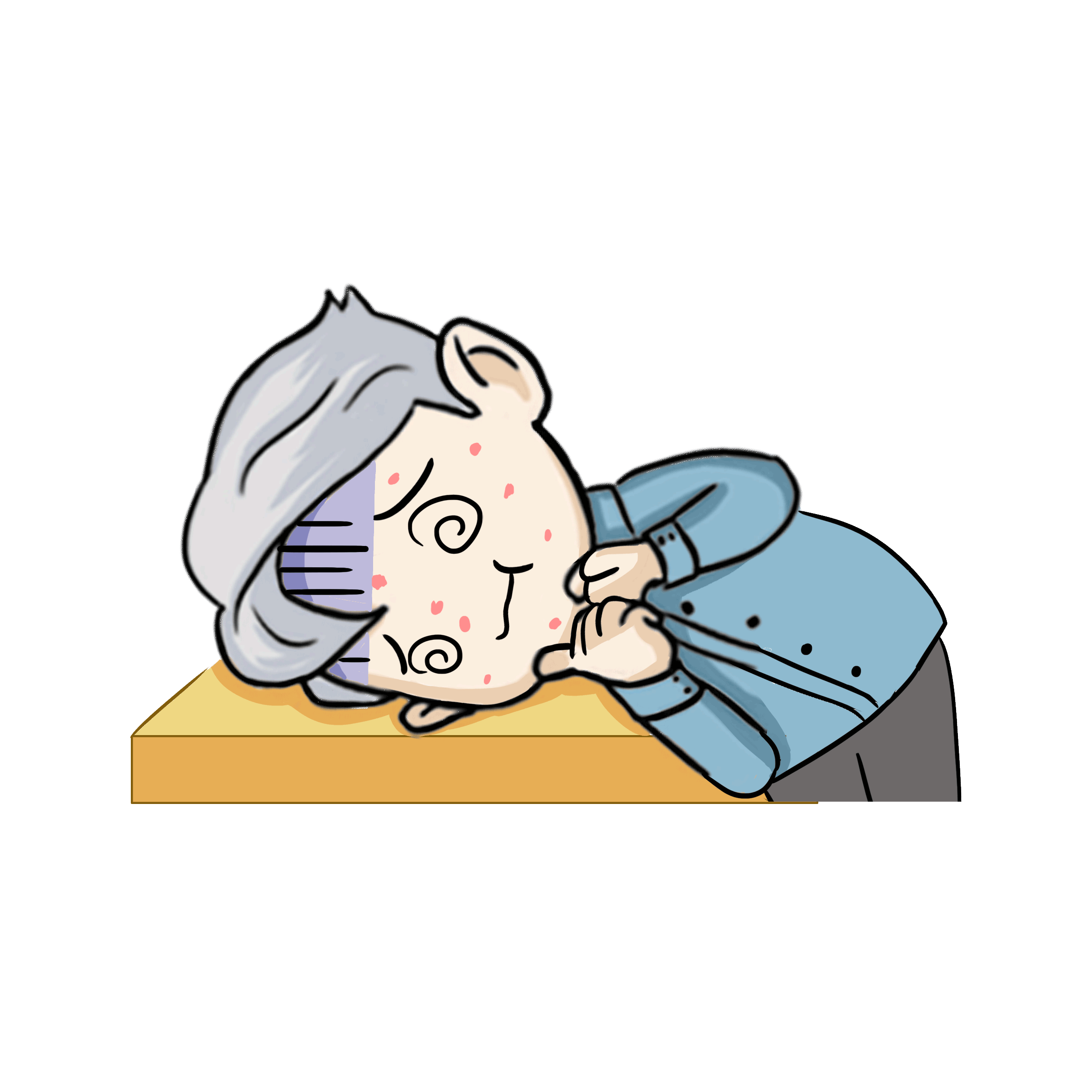 公司抖音号头像+背景插画