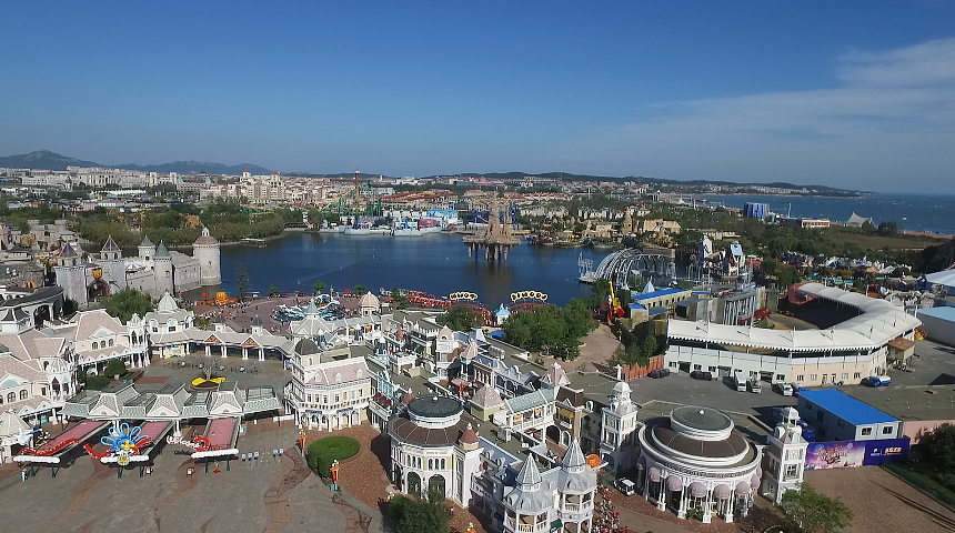 发现王国游乐场高清实拍视频素材