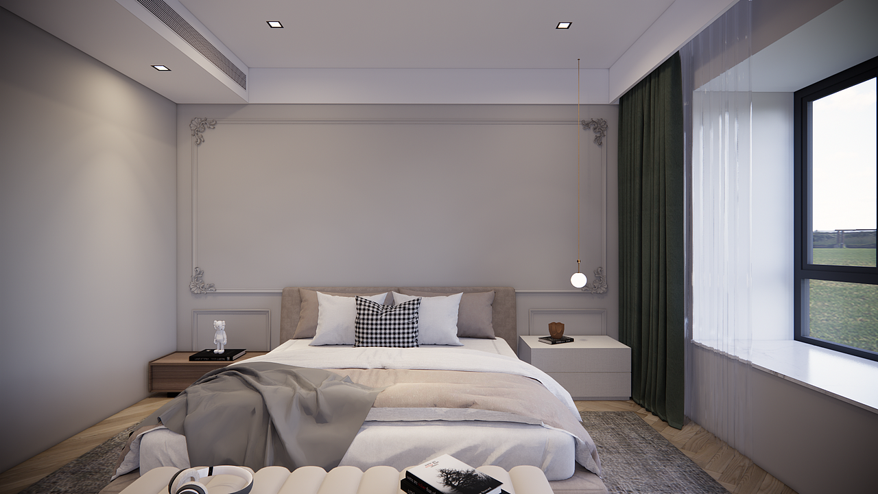 卬迹 现代轻法 大平层设计