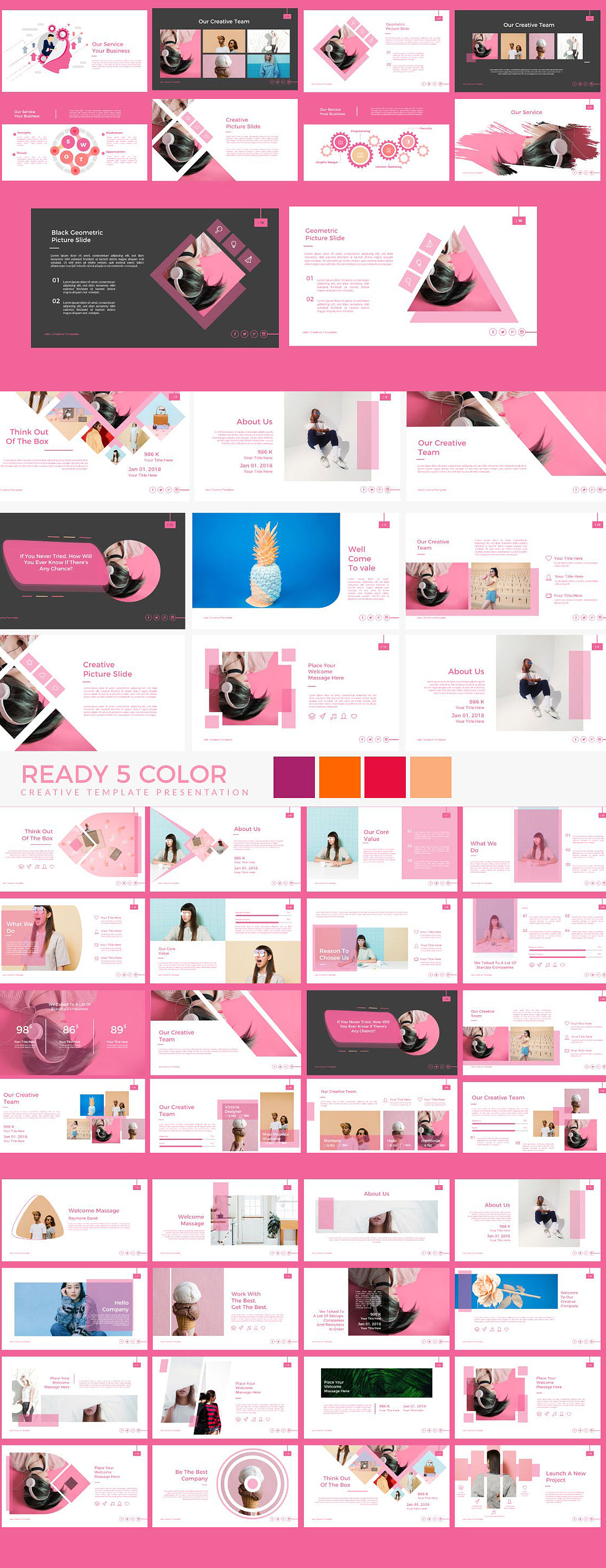 粉色系女性时尚杂志画册品牌宣讲PPT模板（图ZMTU1MDIzODQw） - PPT/Keynote - 站酷设计师老油条PPT原创素材 - 站酷ZCOOL