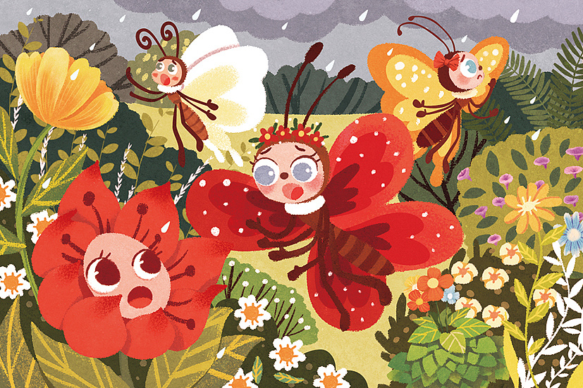 三只蝴蝶|插画|绘本|aytuan - 原创作品 - 站酷 (zcool)