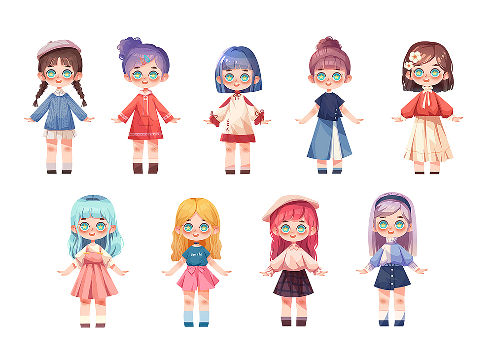 2021年第一组儿插女孩子换装吖