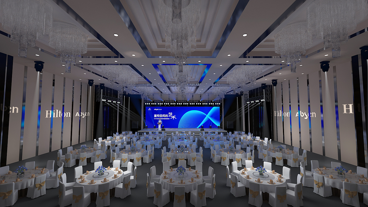 深圳大中华希尔顿酒店套餐建模（图ZMjQ3MTAzMTU2） - 场景 - 站酷设计师zyp1688原创素材 - 站酷ZCOOL