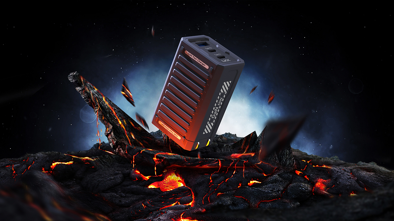 LKK GaN 65W 氮化镓快速充电器-洛可可原创（图ZMjk2MjE0ODQ0） - 生活用品 - 站酷设计师洛可可咨询设计原创素材 - 站酷ZCOOL