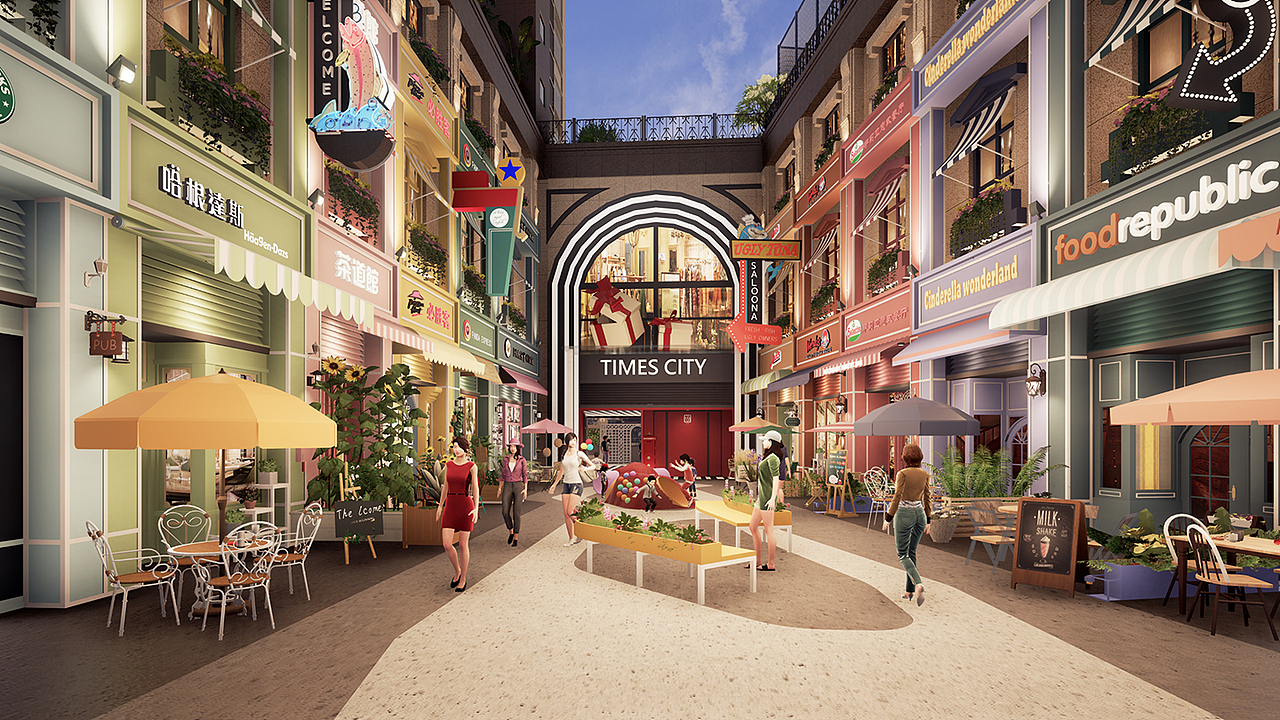 【小型综合体设计】时代城商业街设计（图ZMjIzOTA0NjQ0） - 建筑设计 - 站酷设计师空间印象商业设计原创素材 - 站酷ZCOOL