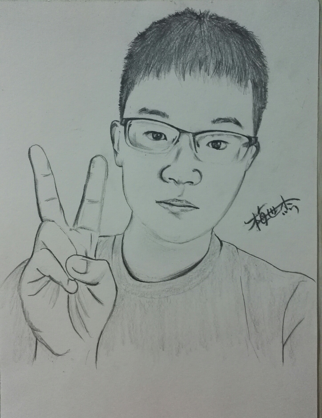 我的朋友肖像|纯艺术|绘画|重振启鼓_原创作品-站酷zcool