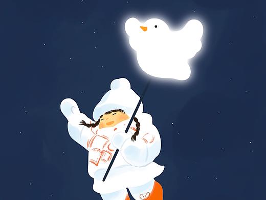 冬奥会肥肥鸽（个人主页-ZNTc3ODAwNzY=） - 艺术插画 - 站酷设计师栗米MinLi原创素材 - 站酷ZCOOL