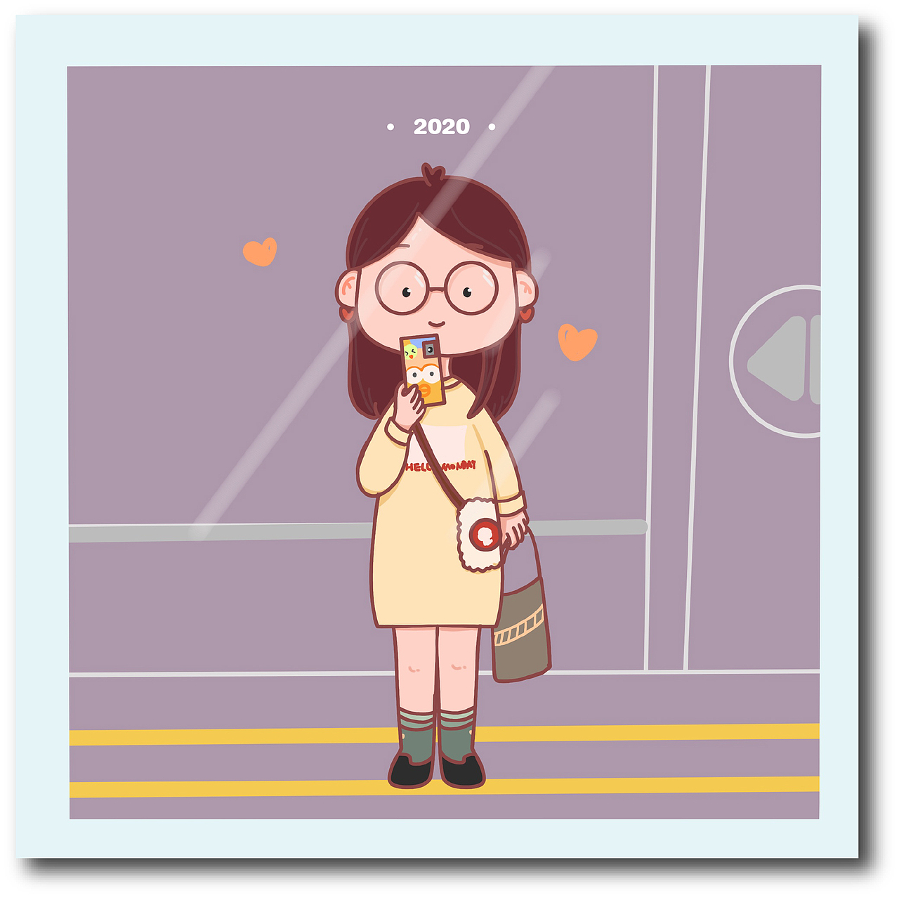 地铁一拍（图ZMjMyOTc0MTU2） - 商业插画 - 站酷设计师小拗口原创素材 - 站酷ZCOOL