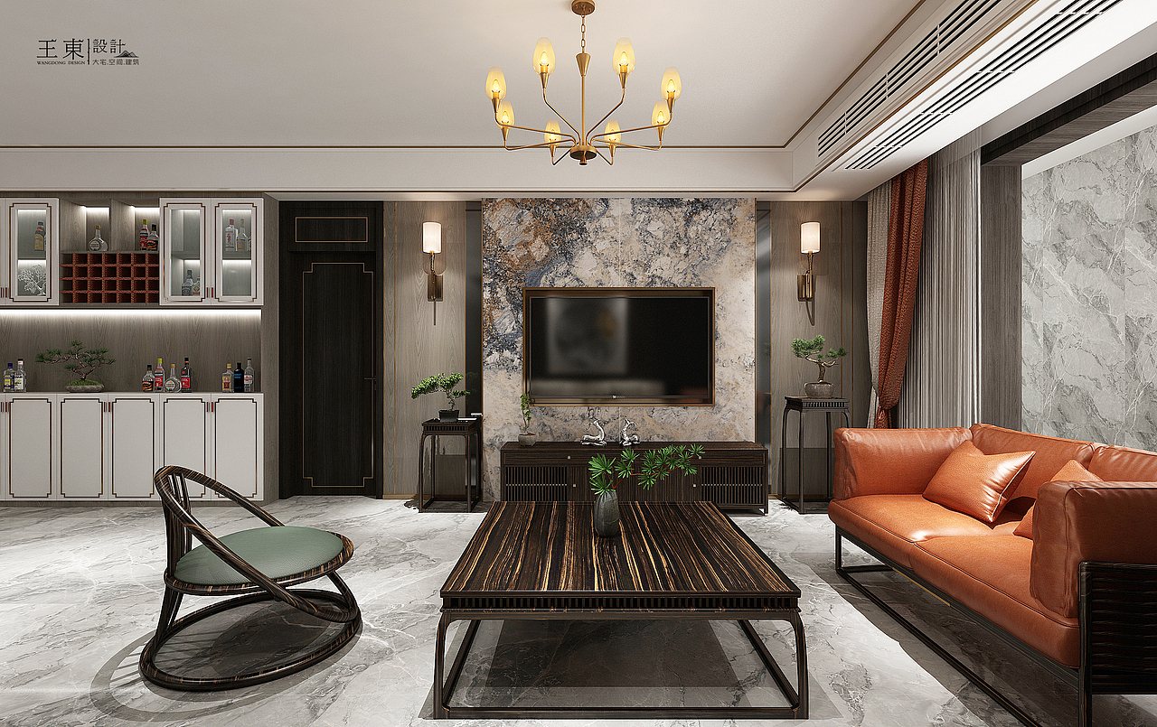 瑞玛艺墅 | 条纹乌木 | 新中式