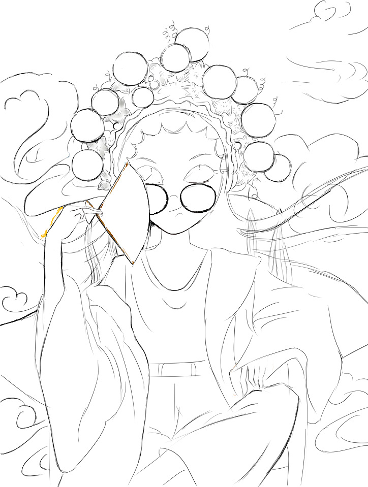 国潮,京剧风|插画|创作习作|z43441749 - 临摹作品 - 站酷 (zcool)