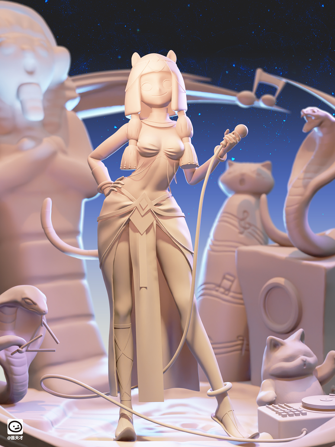 3D立绘|埃及拽姐