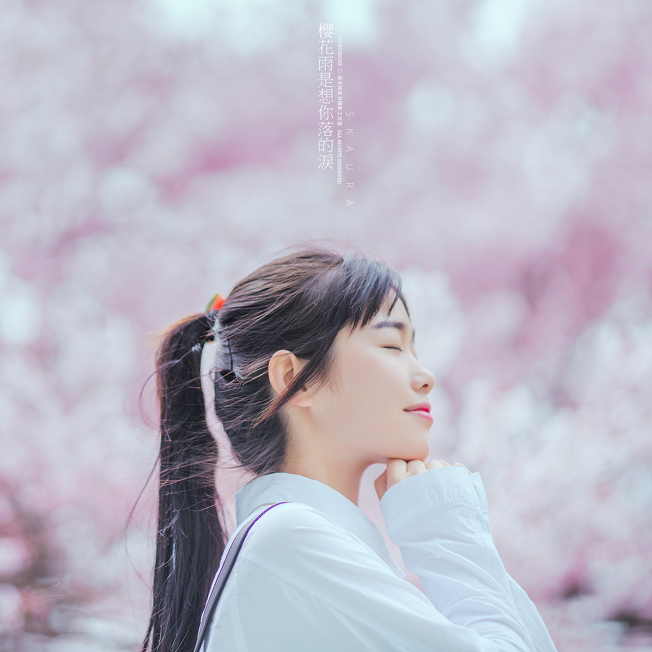 櫻花雨是想你時落的淚（图ZNDY3NDEzMzI=） - 人像摄影 - 站酷设计师monkeyivan原创素材 - 站酷ZCOOL
