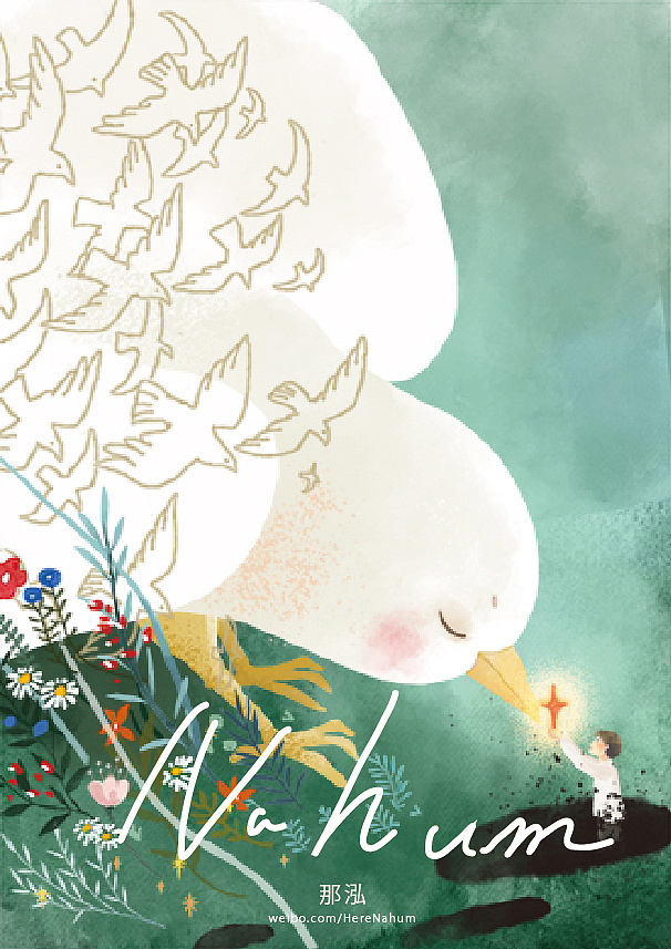 飞鸟与星|插画|插画习作|那泓 - 原创作品 - 站酷 (zcool)