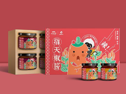 壮姑娘｜辣椒酱包装设计