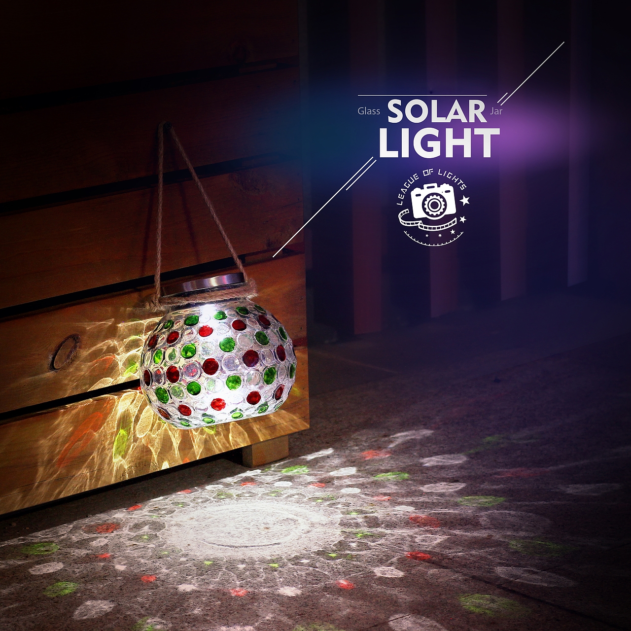 圆点玻璃罐 太阳能灯 插花装饰瓶 产品摄影 PS精修图 3D建模渲染 电商美工 亚马逊 天猫 京东（图ZNjE3OTE5NTI=） - 其他平面 - 站酷设计师聚光影像工作室原创素材 - 站酷ZCOOL