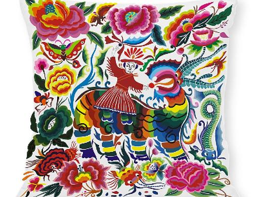 民族风抱枕图案