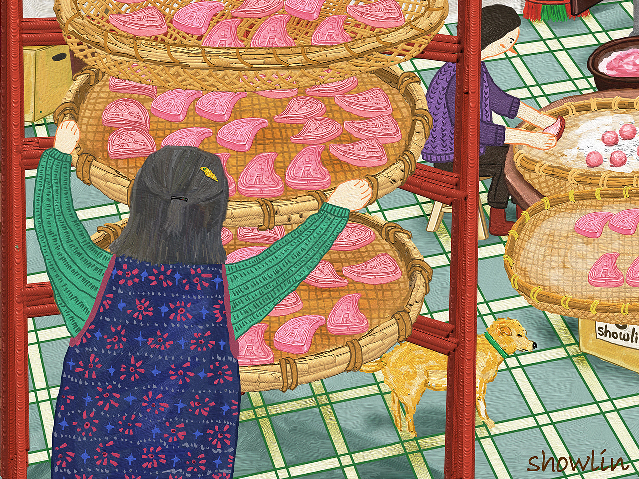 潮汕民俗—拜平安·红粿桃