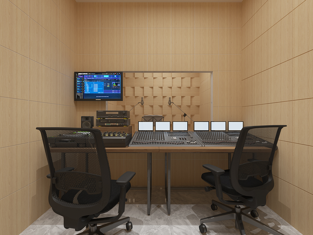 钢琴房效果图设计