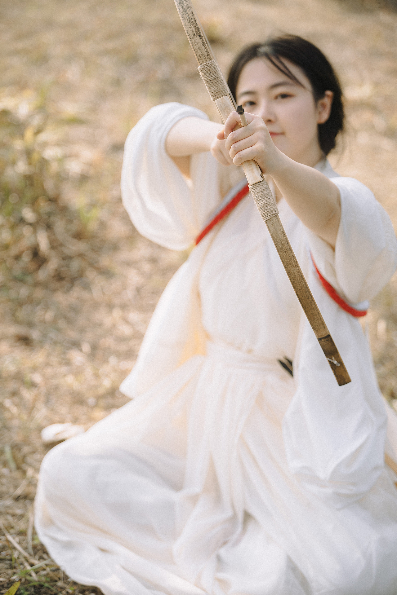 神明少女与樱花于湖