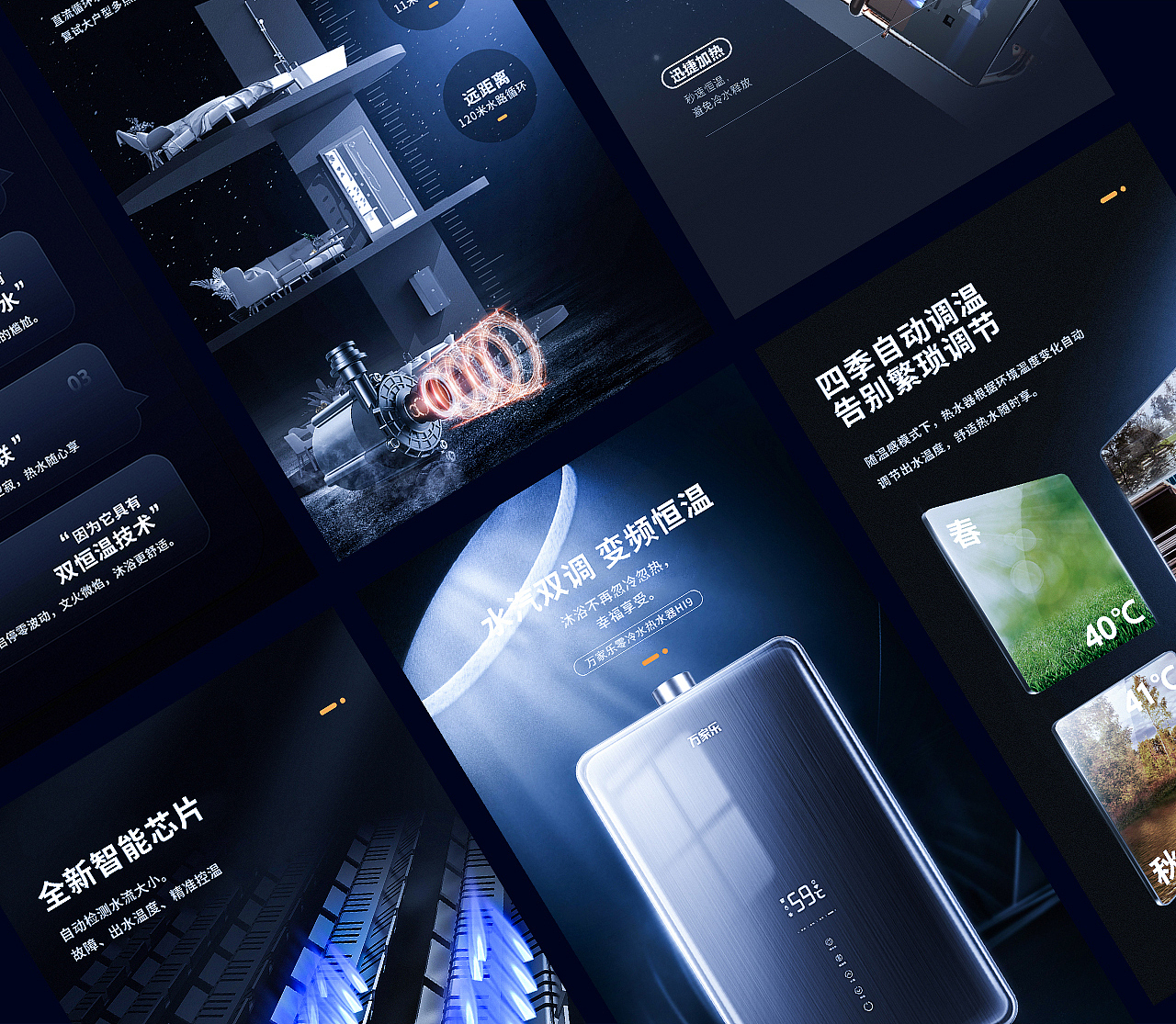 热水器 详情页（图ZMjAyNjk2MTg4） - 电商 - 站酷设计师Mer玖舜原创素材 - 站酷ZCOOL