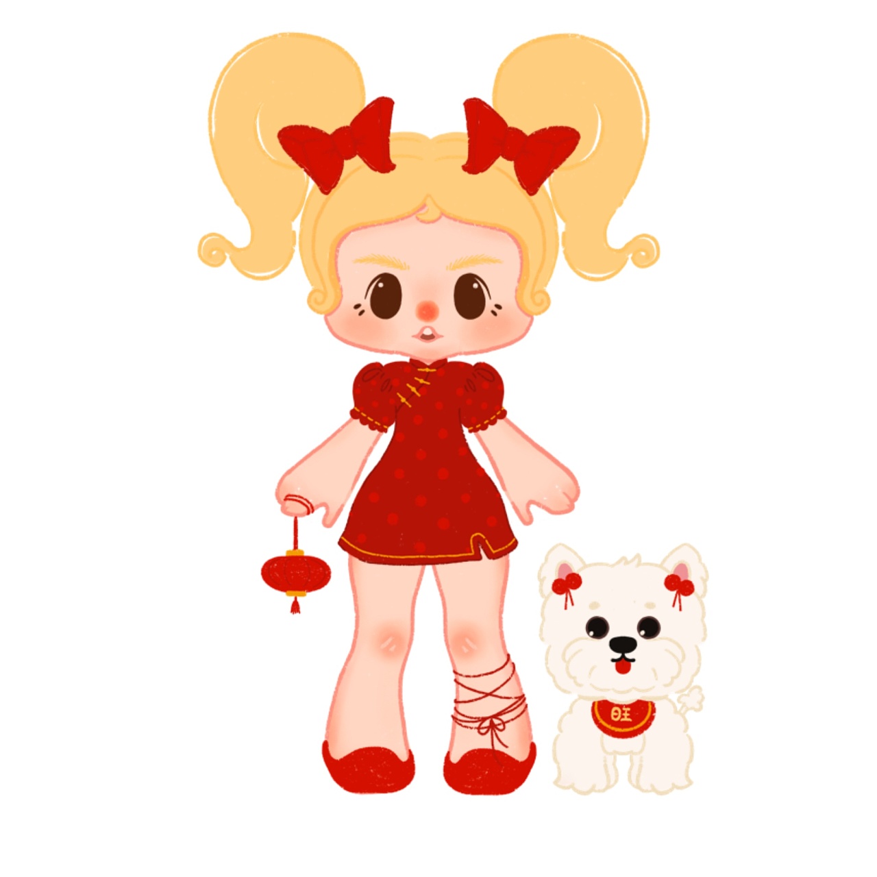 原创ip|新年娃娃|插画|概念设定|demi大梦好了 - 原创作品 - 站酷