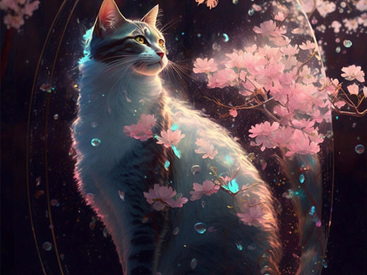 一起去赏花呀|AI发光材质