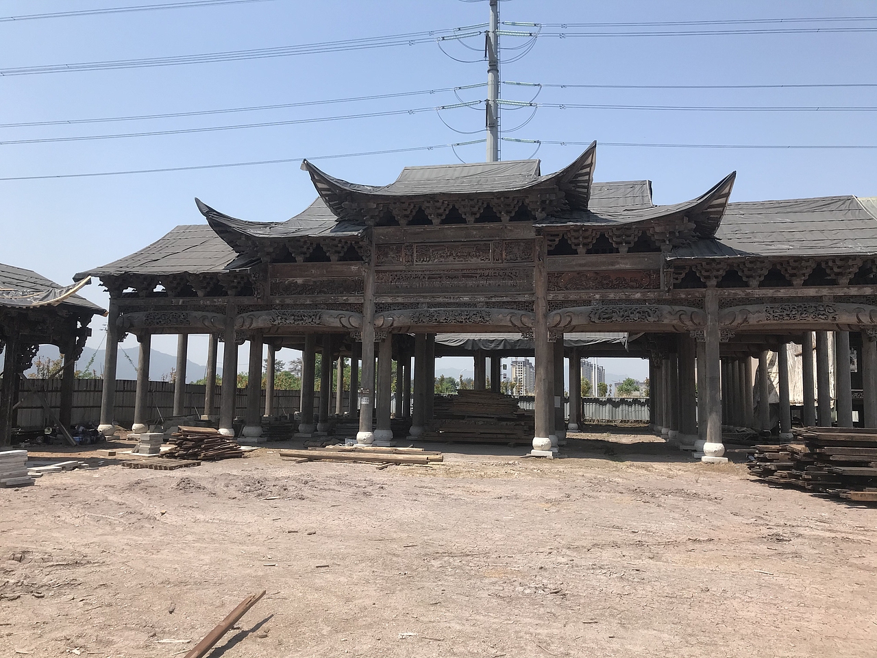 黄山徽派四合院效果图