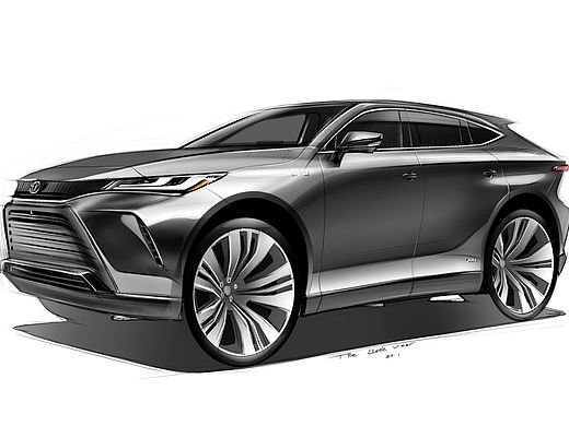 2021 丰田 威飒 Hybrid 草图