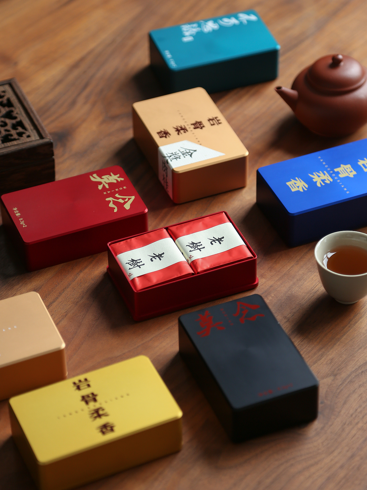 茶叶包装盒金属茶叶盒（图ZMjAzMDE5MTg4） - 产品摄影 - 站酷设计师观以传媒原创素材 - 站酷ZCOOL