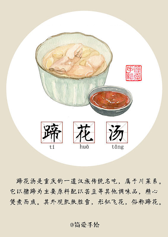 【纸上的美食】山城重庆，连天气都是麻辣味（图ZNTIxNjU0NDg=） - 商业插画 - 站酷设计师简爱手绘原创素材 - 站酷ZCOOL