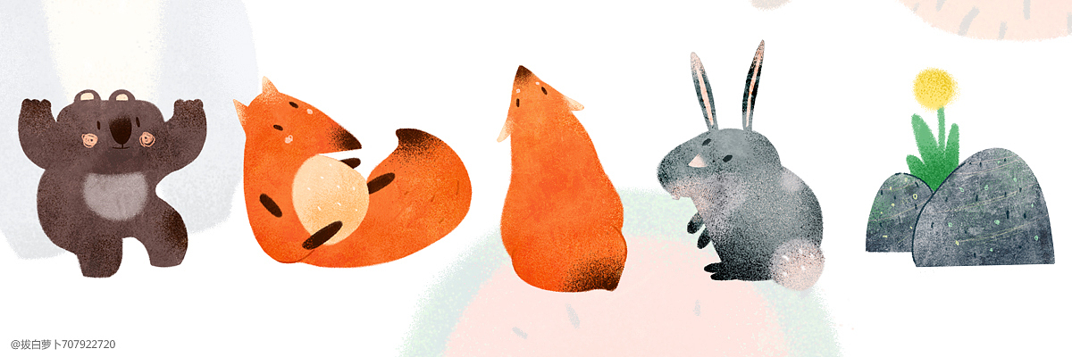 小森林（图ZODQyNTk2OTY=） - 儿童插画 - 站酷设计师拔白萝卜原创素材 - 站酷ZCOOL