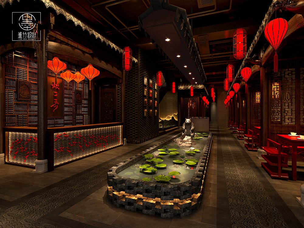 火锅店设计 火锅店设计公司 火锅店装修设计公司 火锅店设计师