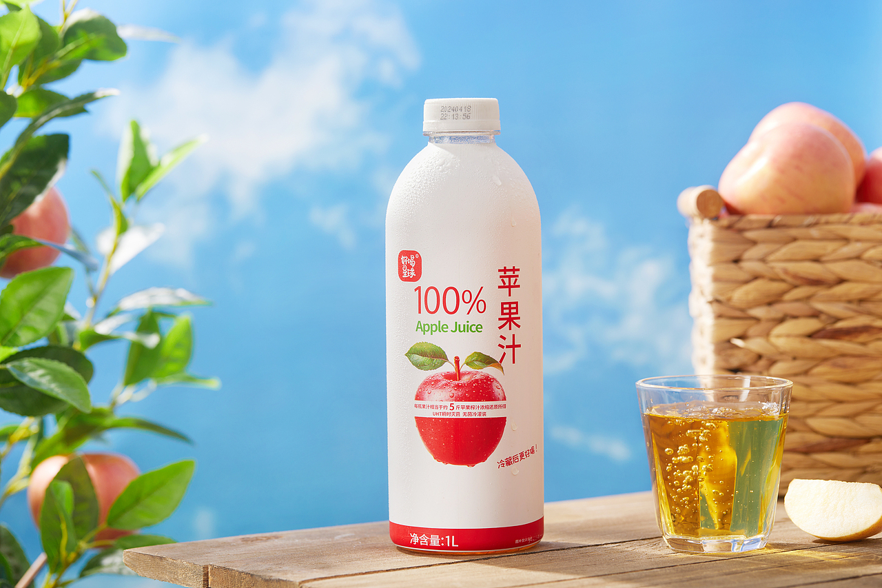苹果汁｜好喝星球（图ZMzc5MzYxMTI0） - 产品摄影 - 站酷设计师梁雄Neo原创素材 - 站酷ZCOOL