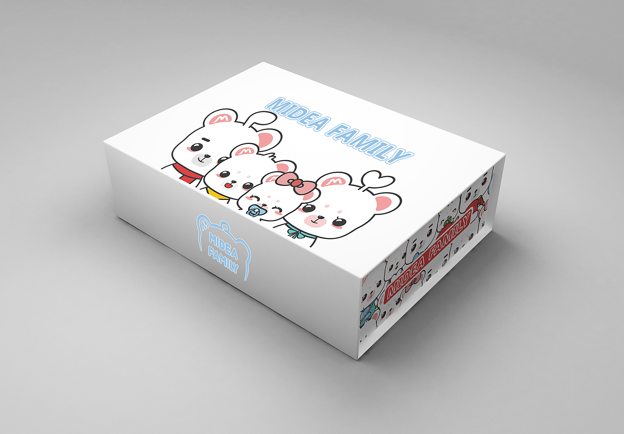 熊小美一家人（图ZMTkwMzEwNTg0） - IP形象 - 站酷设计师皓儿鱼原创素材 - 站酷ZCOOL