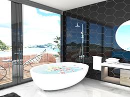 酒店衛(wèi)浴海景