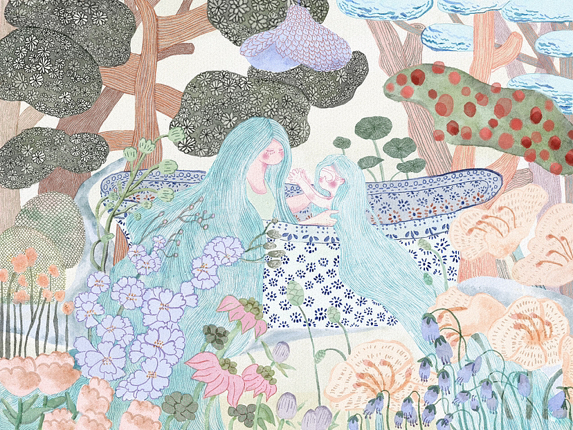 把女儿的梦画出来（图ZMzM5MTE4MTQw） - 儿童插画 - 站酷设计师兔空原创素材 - 站酷ZCOOL
