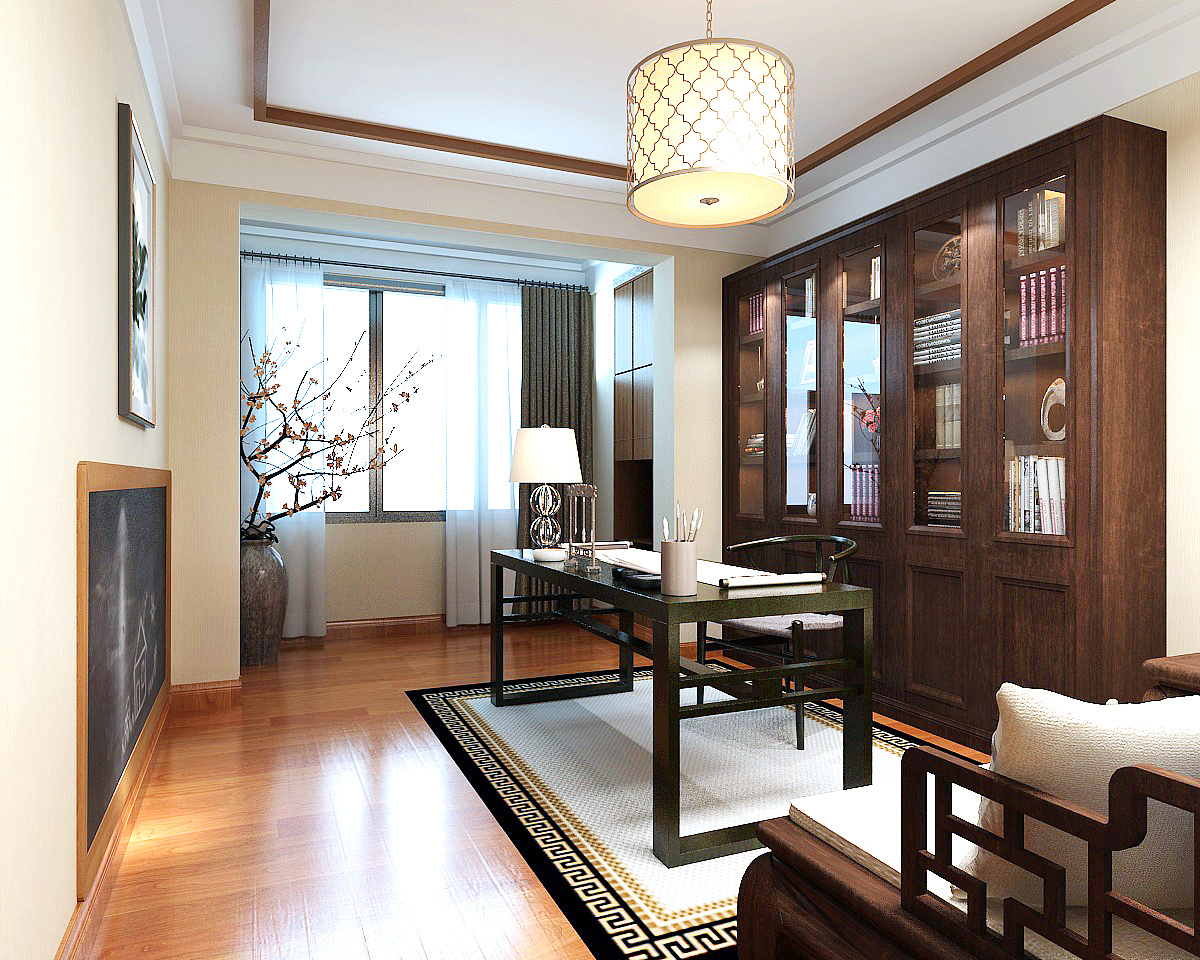 石家庄【中冶德贤公馆】160.5㎡新中式装修效