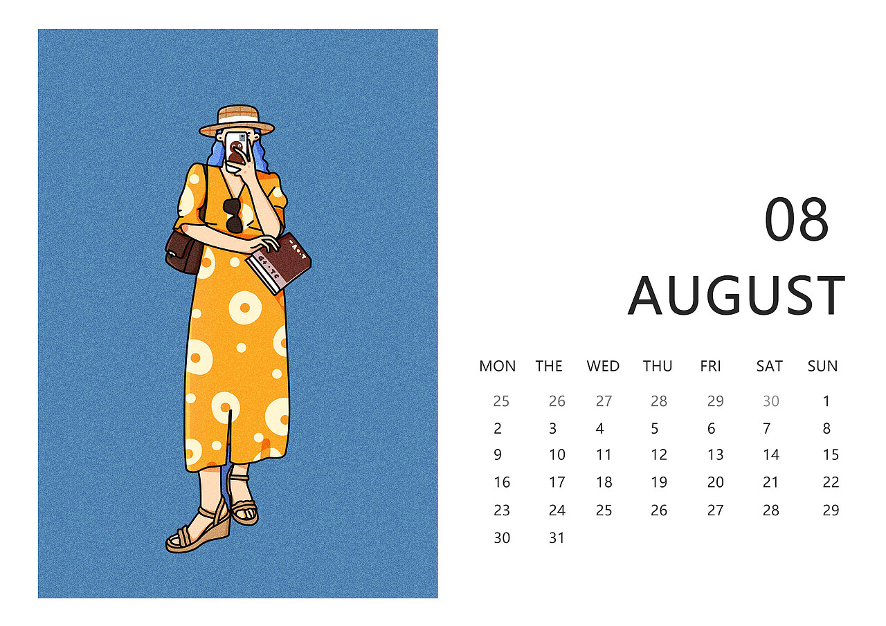 描邊風(fēng)格日歷（圖ZMjY4MzkyOTEy） - 創(chuàng)作習(xí)作 - 站酷設(shè)計(jì)師會(huì)繪畫屋原創(chuàng)素材 - 站酷ZCOOL