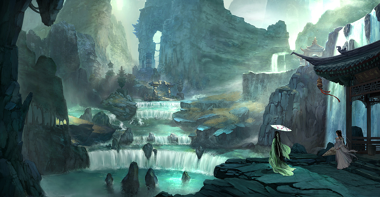 场景练习（图ZMTg1MjUyNDU2） - 游戏原画 - 站酷设计师XXX_23原创素材 - 站酷ZCOOL